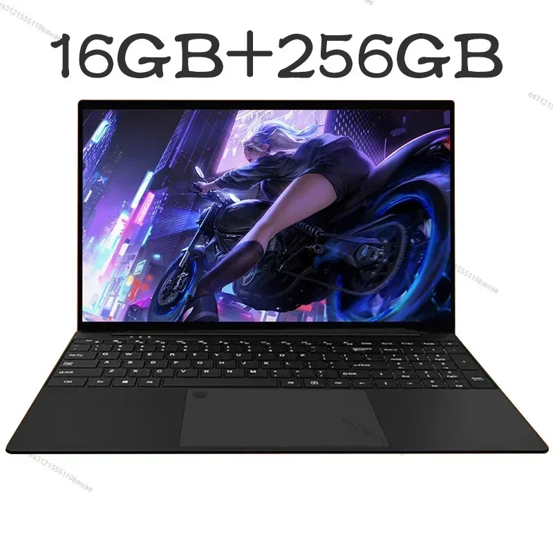 2025 High-Performance Laptop – Intel N95, 32GB+2TB, 4K 120Hz Screen, Windows 11 Pro, Office, Fingerprint Unlock